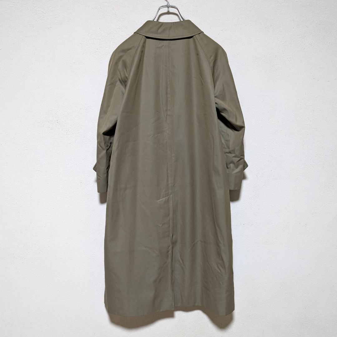 美品 80～90s バーバリー ステンカラーコート レディース 白タグ 玉虫16