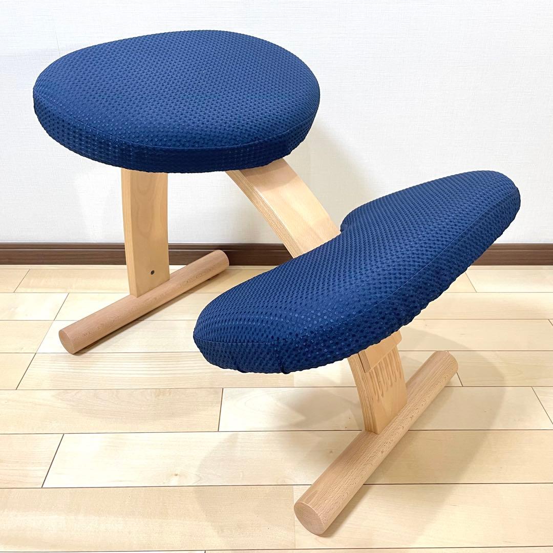 バランスチェア バランスイージー ネイビー 中古美品