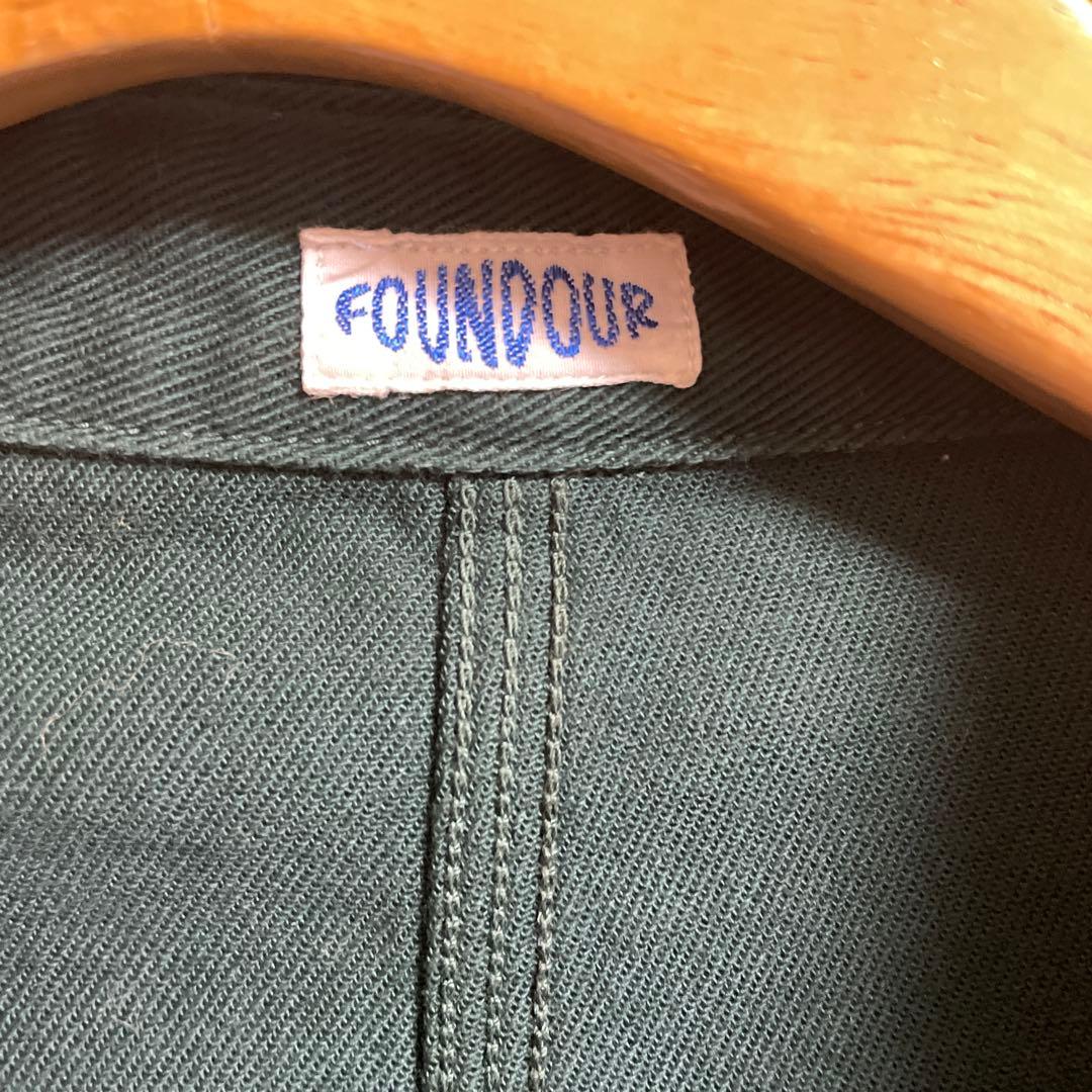 FOUNDOUR ダークグリーン カバーオール　ファウンダ　25aw