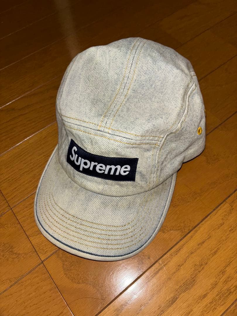 帽子 Supreme 23SS Denim Camp Cap Dirty Indigo