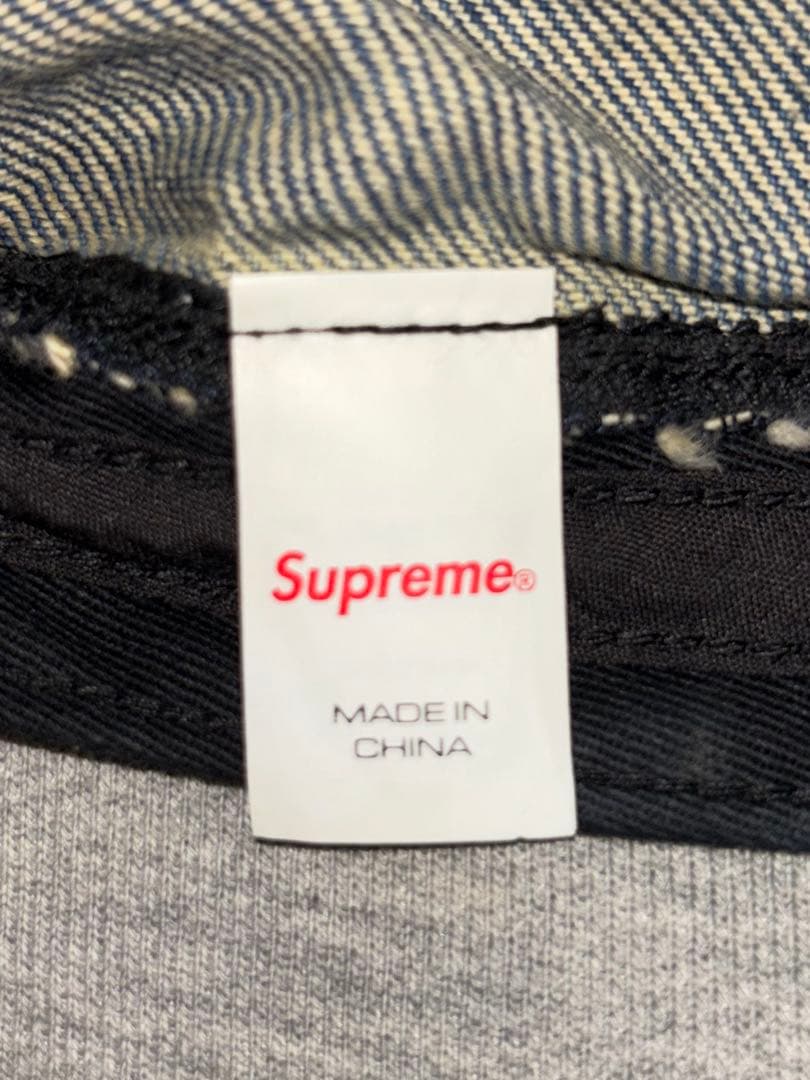 帽子 Supreme 23SS Denim Camp Cap Dirty Indigo