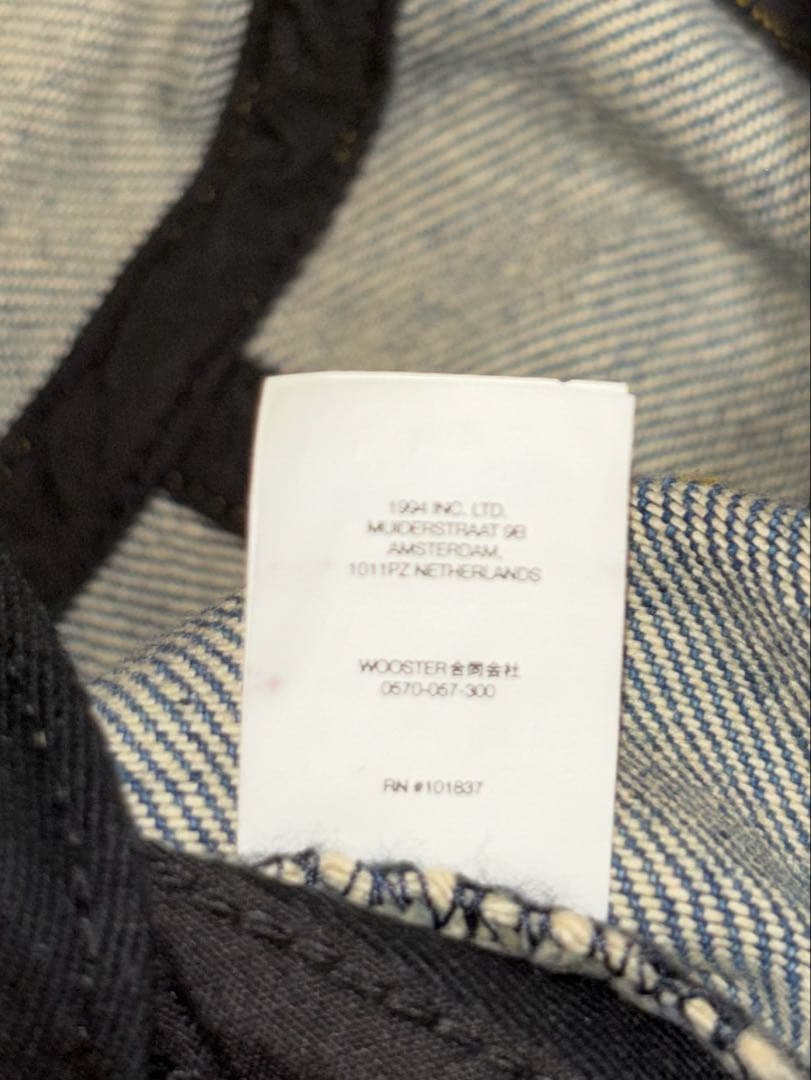 帽子 Supreme 23SS Denim Camp Cap Dirty Indigo