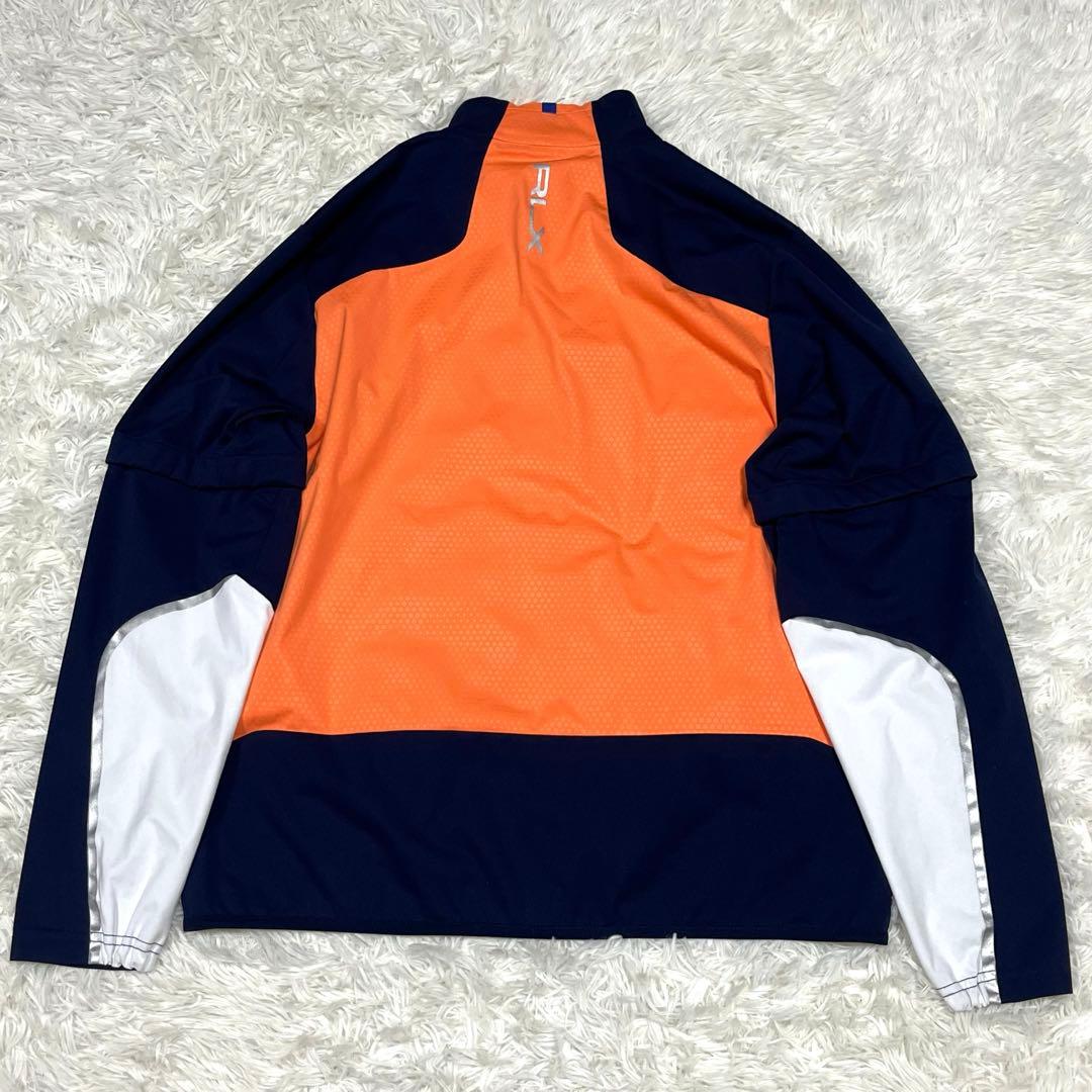 美品✨RLXラルフローレン現行QRナイロンジャケット2WAY撥水 ストレッチ M