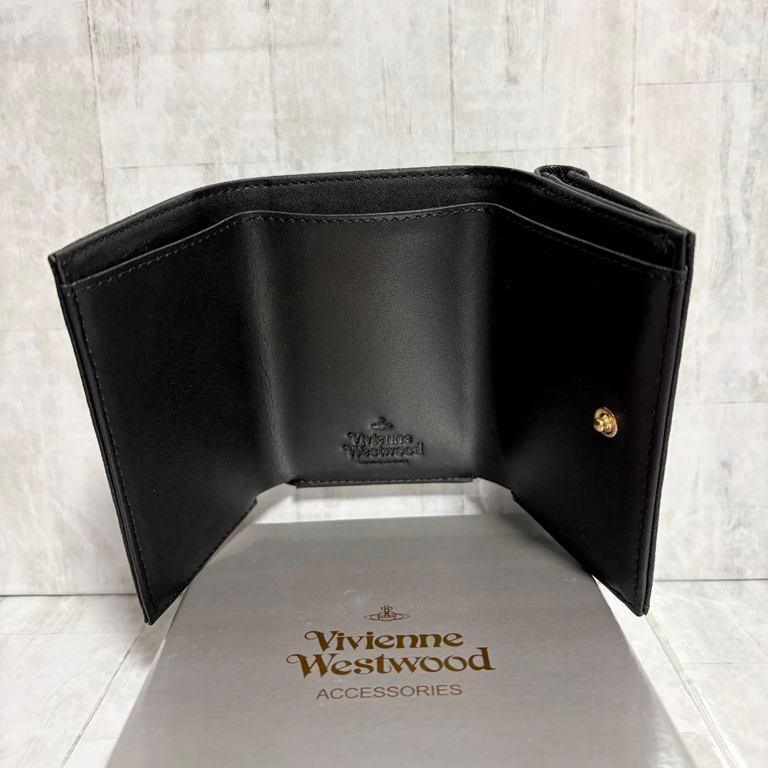 【ラスト】Vivienne Westwood3つ折り財布 / エレガントブラック