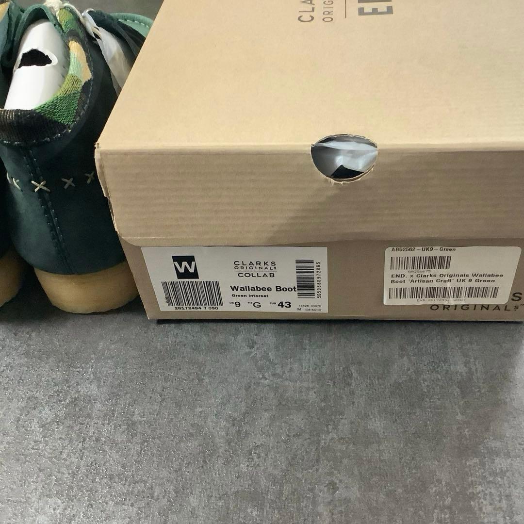 靴 END. CLARKS ORIGINALS WALLABEE BOOTS UK9