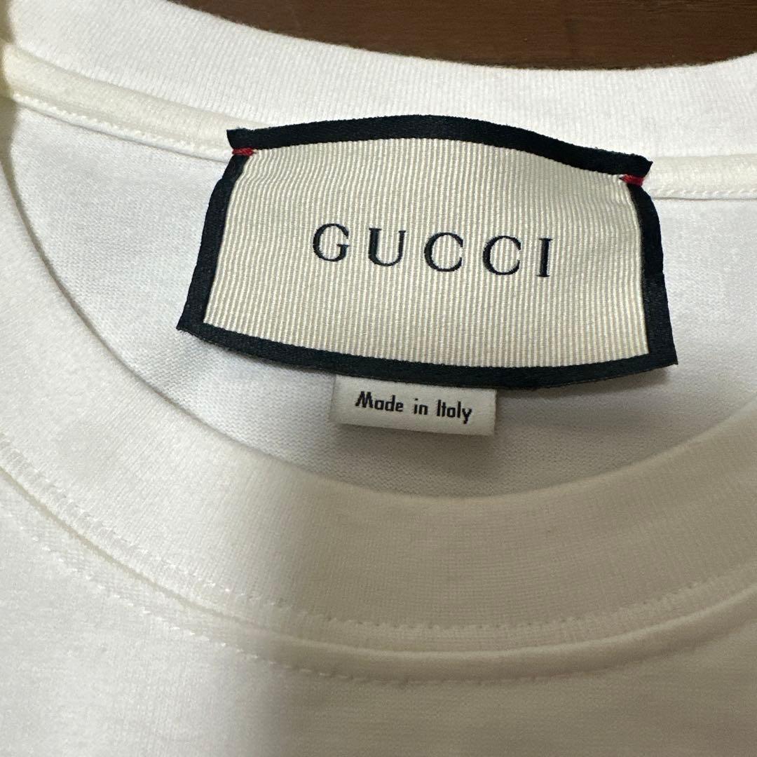 GUCCI ロゴプリント Tシャツ ホワイト