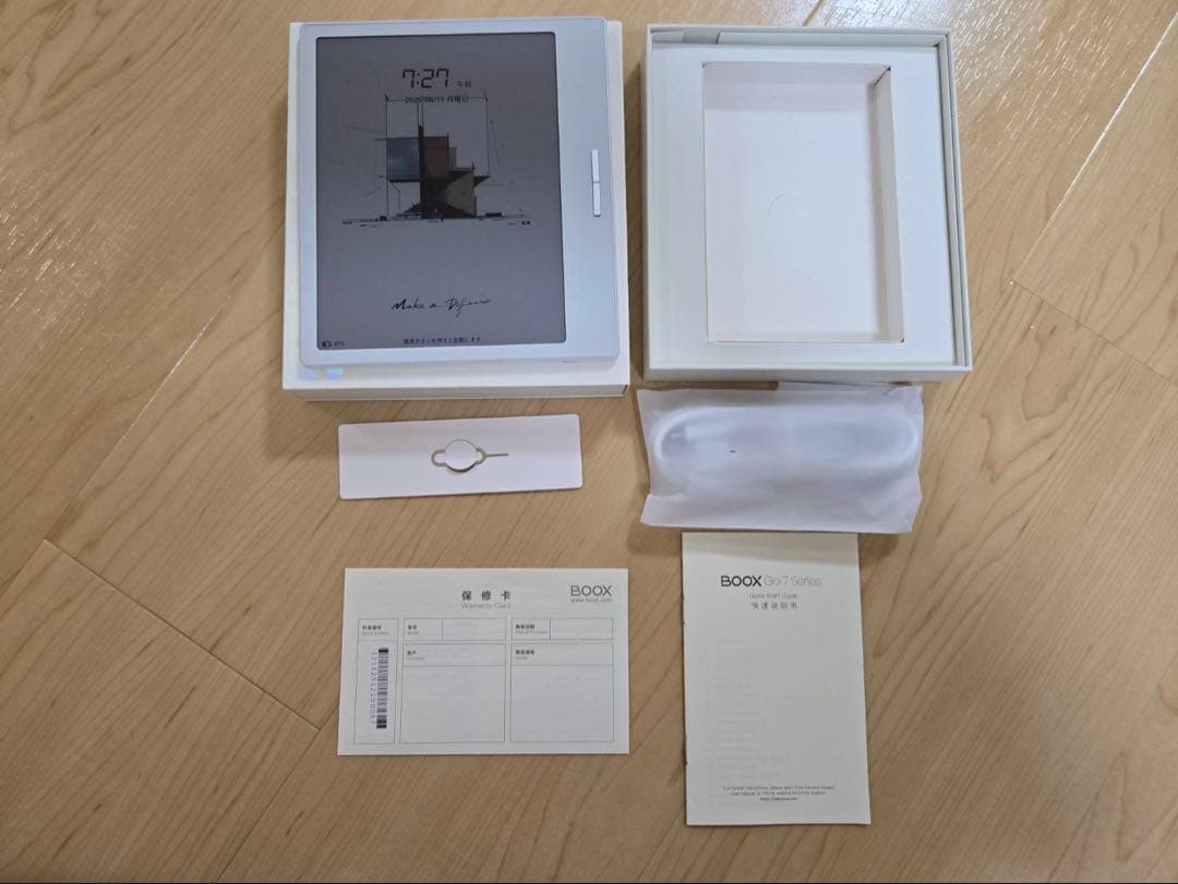 【極美品】ONYX BOOX Go Color 7 (Gen 1) ホワイト