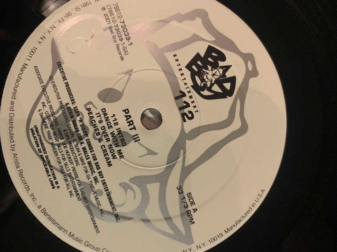 レア盤 USオリジナル 112 R&B Puff Daddy Diddy