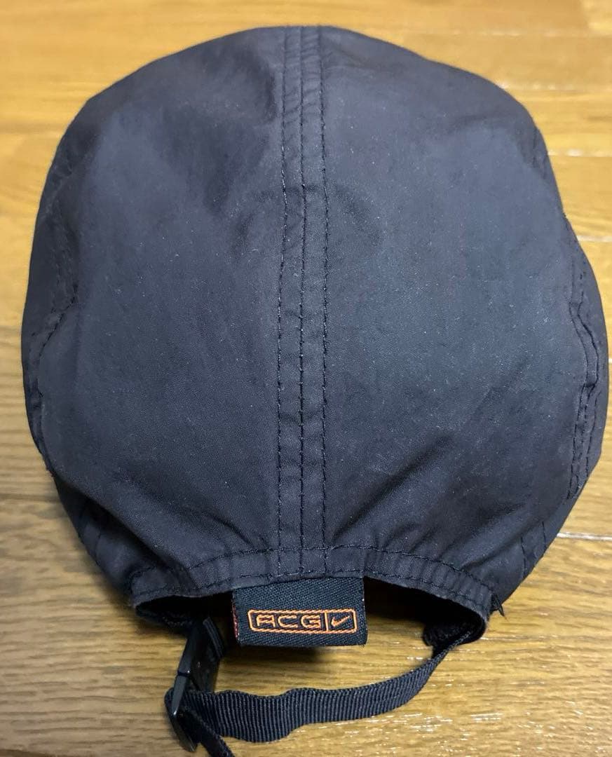 あ*ん様 90s? NIKE ACG ナイロン ジェットキャップ ブラック 古着