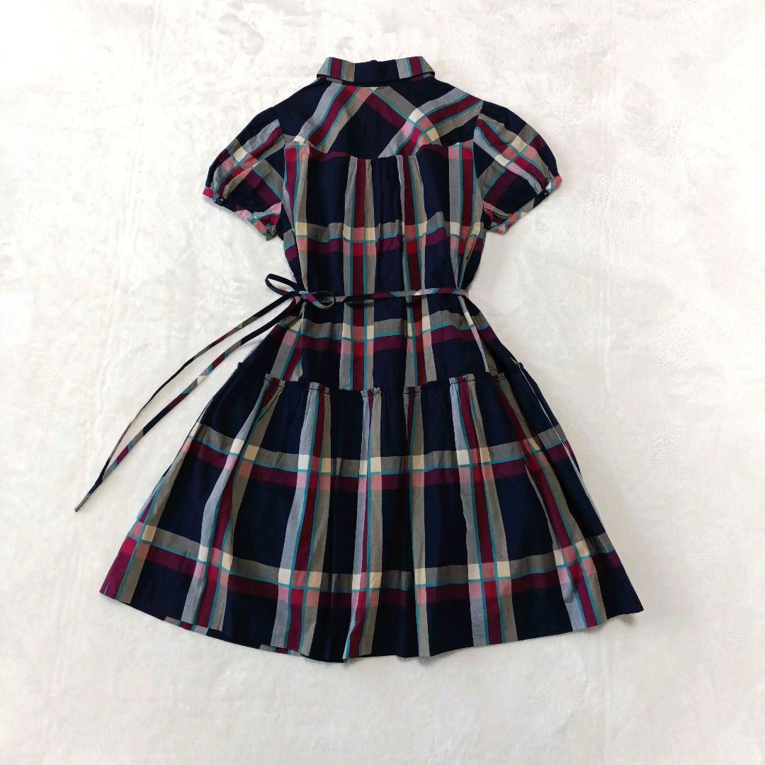 美品 BURBERRY LONDON BLUE LABEL ティアードワンピース