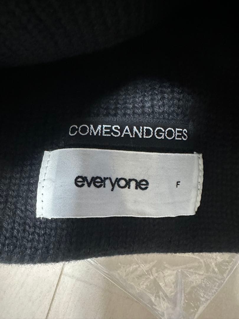 everyone COMESANDGOES beanie ブラック