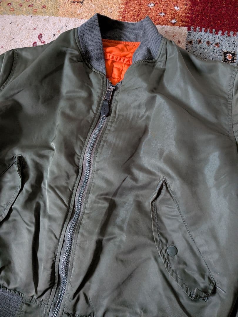 USA製 90's ALPHA MA-1 flight jacket