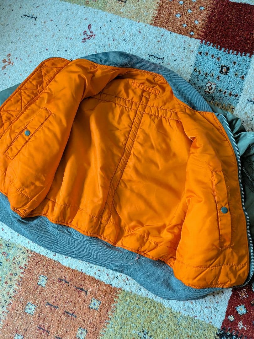 USA製 90's ALPHA MA-1 flight jacket