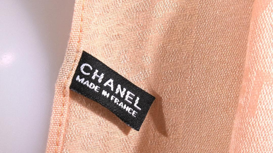 シャネル CHANEL カシミヤ シルク ストール ココマーク D590