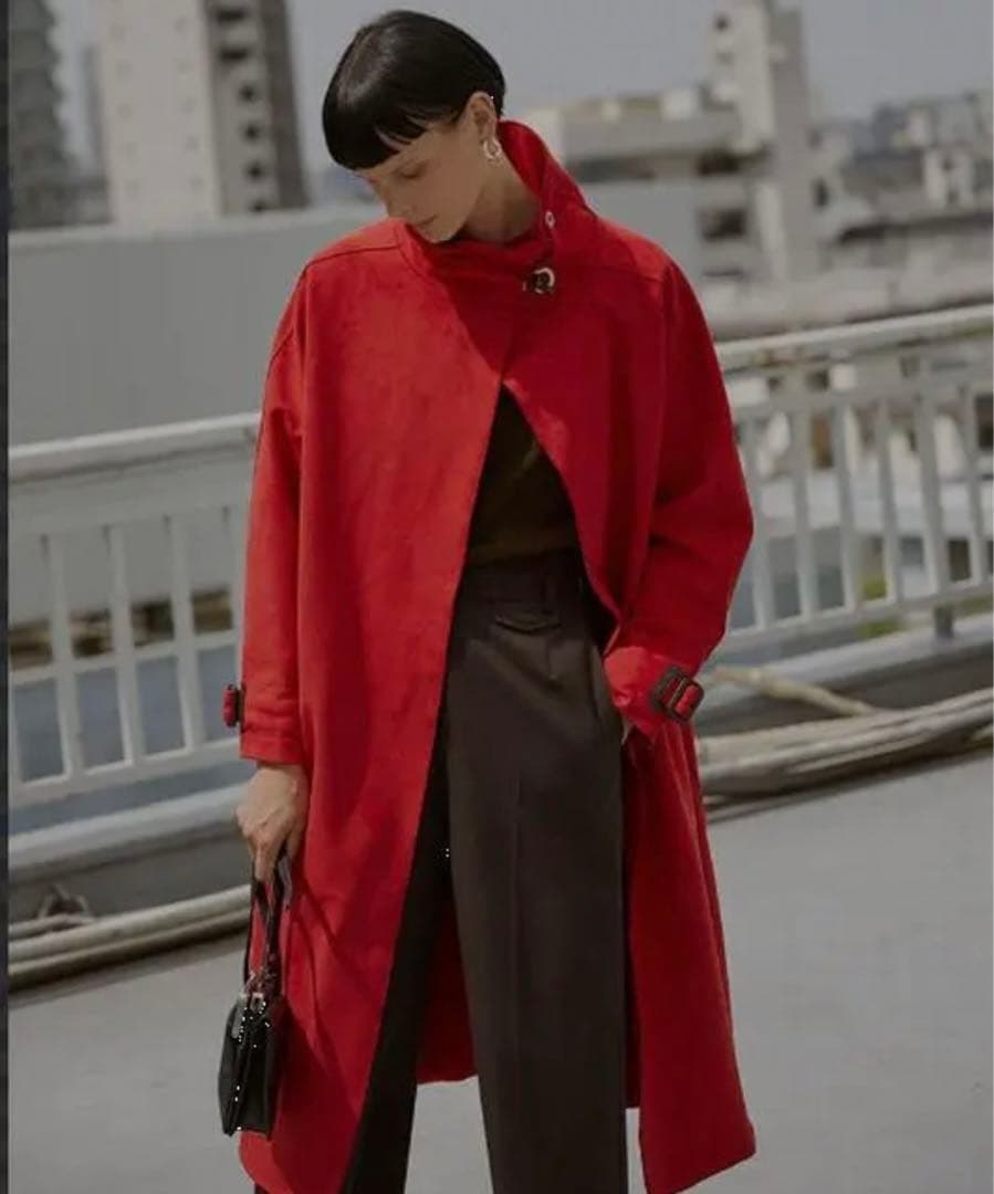 限定タイムセール！WRAP COLLAR COAT