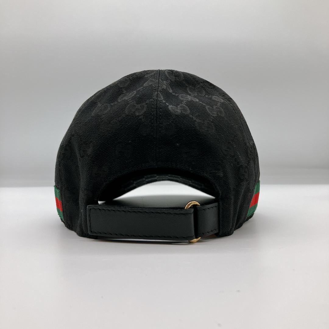 グッチ シェリーライン GG柄 GGキャンバス ベースボールキャップ 帽子 XL