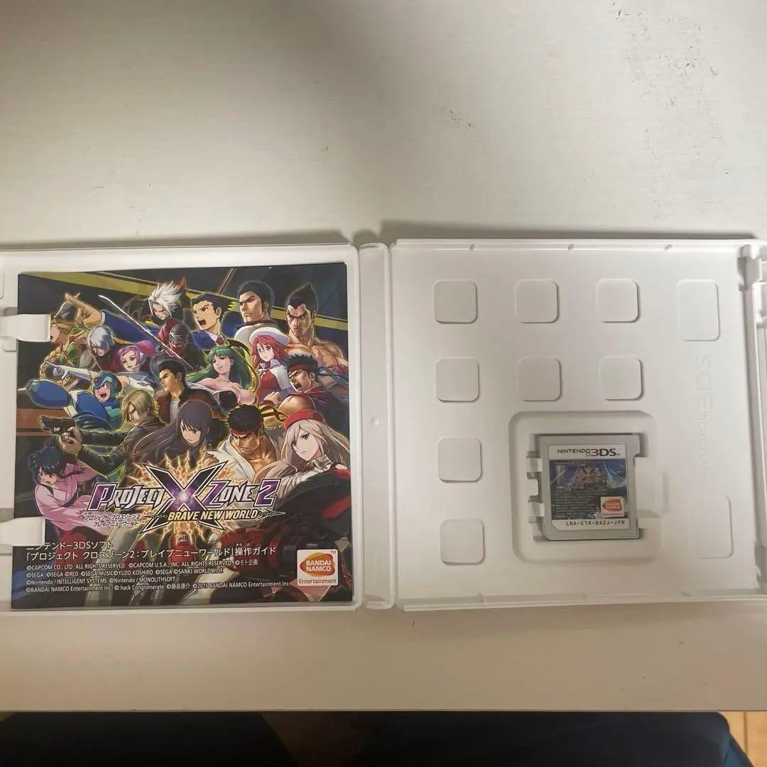 3DS 中古　プロジェクトクロスゾーン2 ブレイブニューワールド