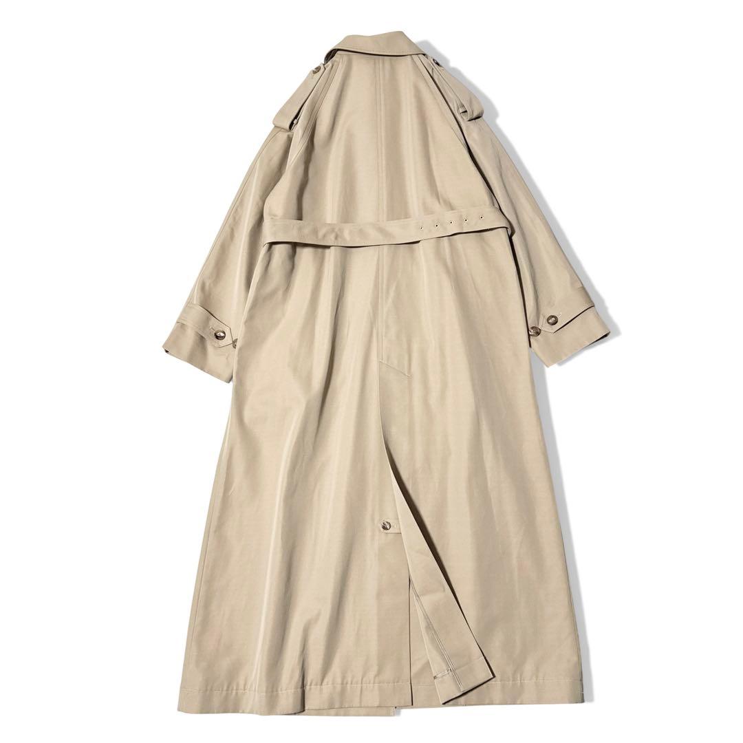 新品✨️定価10万　エブール　コットンシルクシャンブレーステンカラーコート　38