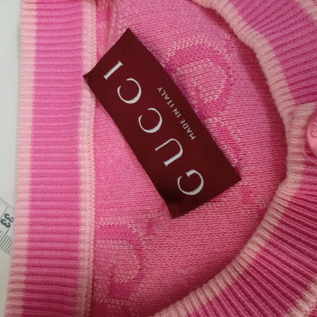 GUCCI GG コットンジャカードカーディガン S（165/88Y）