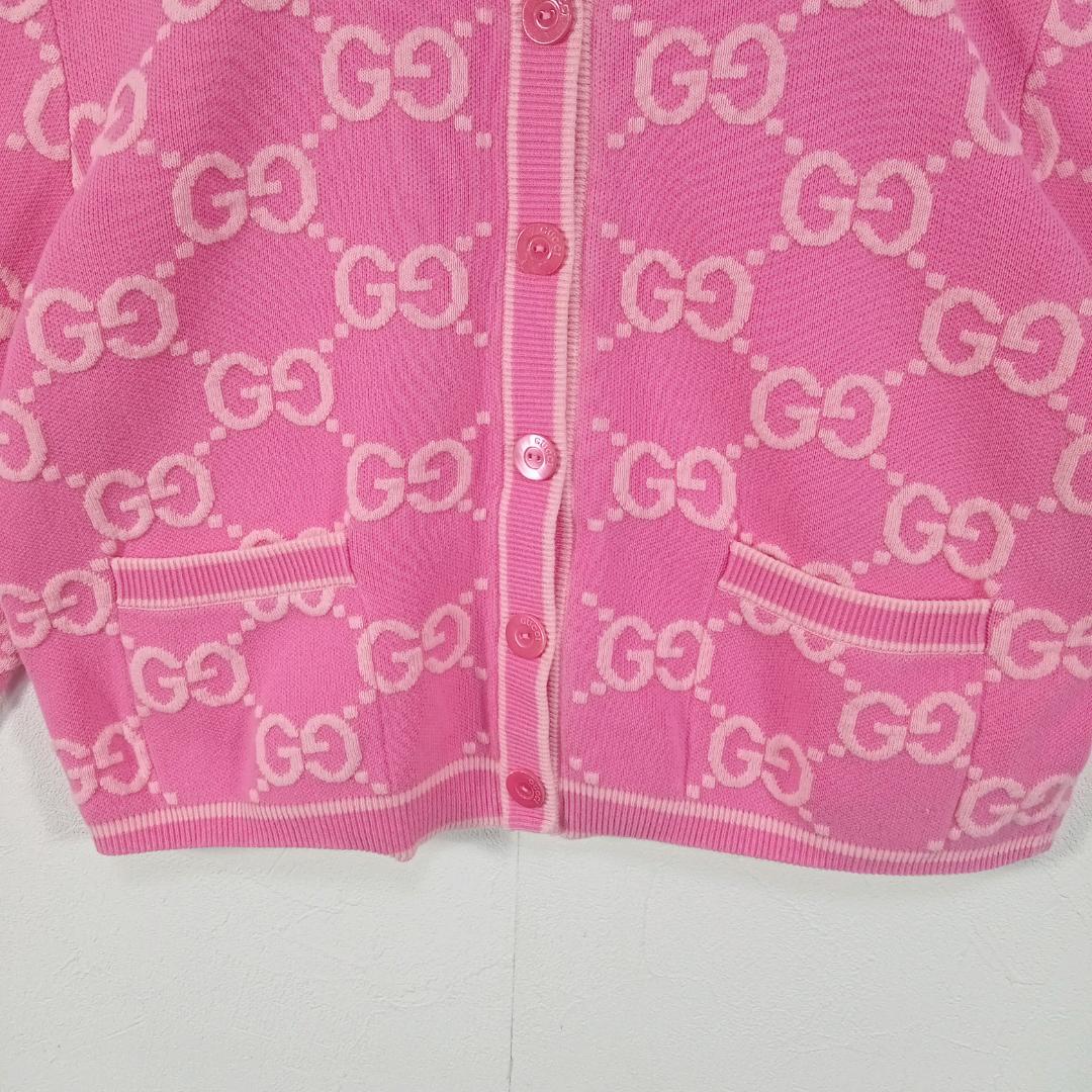 GUCCI GG コットンジャカードカーディガン S（165/88Y）