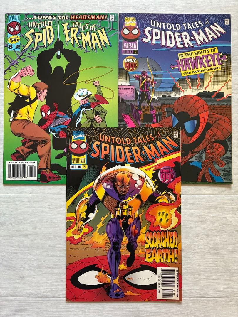 アメコミ Spider man #1 セット　スパイダーマン　マーベル　リーフ