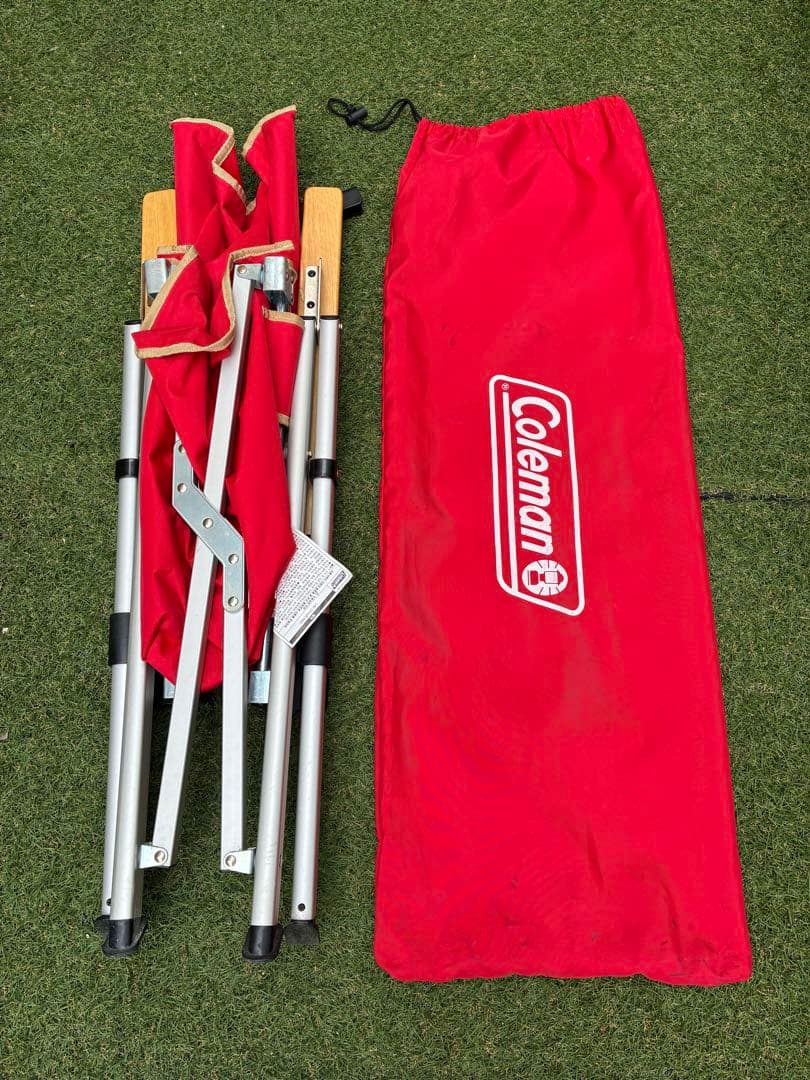 Coleman アウトドアチェア 赤