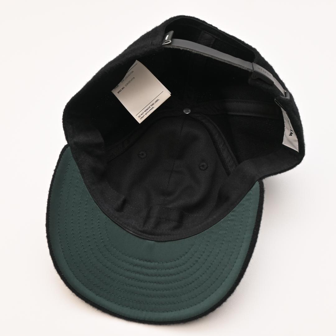 ふ*が様 WTAPS ダブルタップス T-6M 05 ウール キャップ ブラック