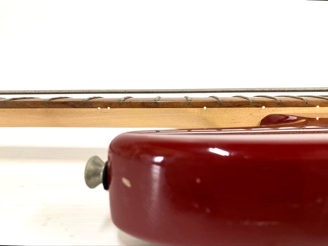 れ*い様 ◆BUSKER'S バスカーズ◆エレキベース 赤 中古動作品