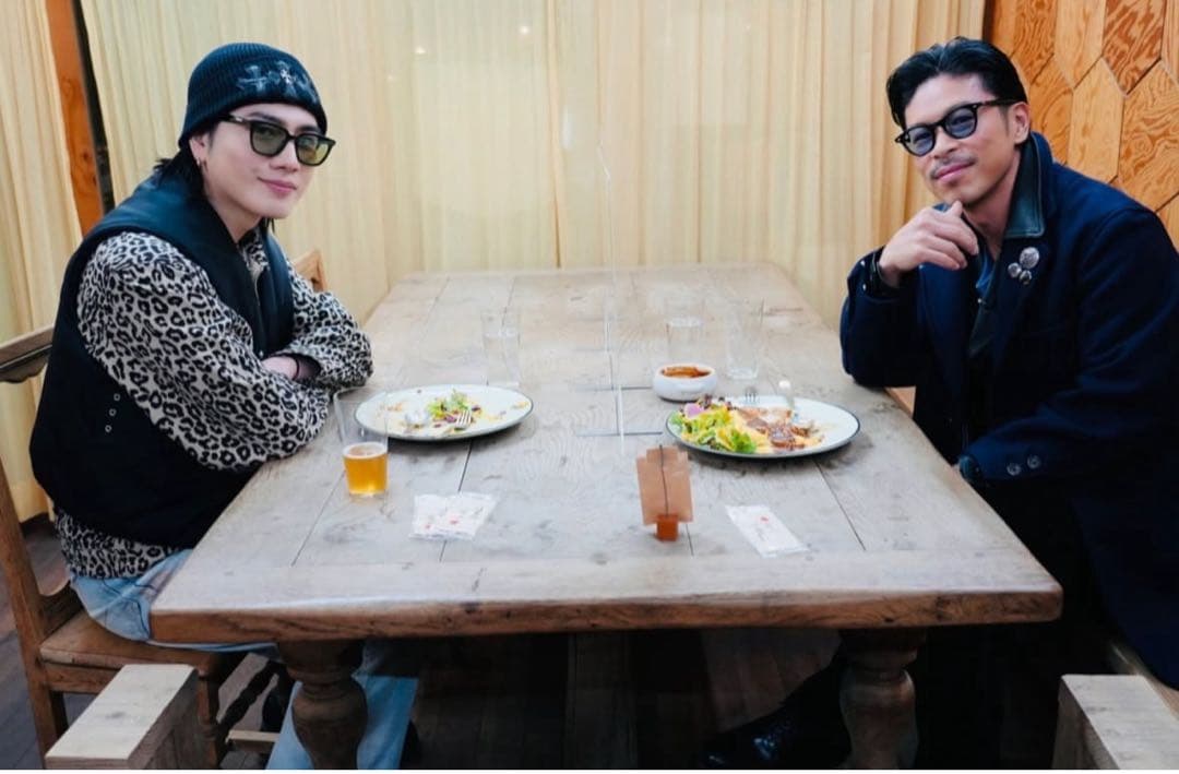 CHROME HEARTS トリプルレザークロスパッチニット帽