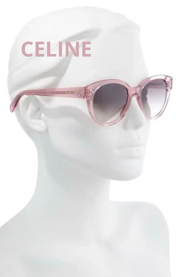CELINE セリーヌ ピンクフレーム サングラス