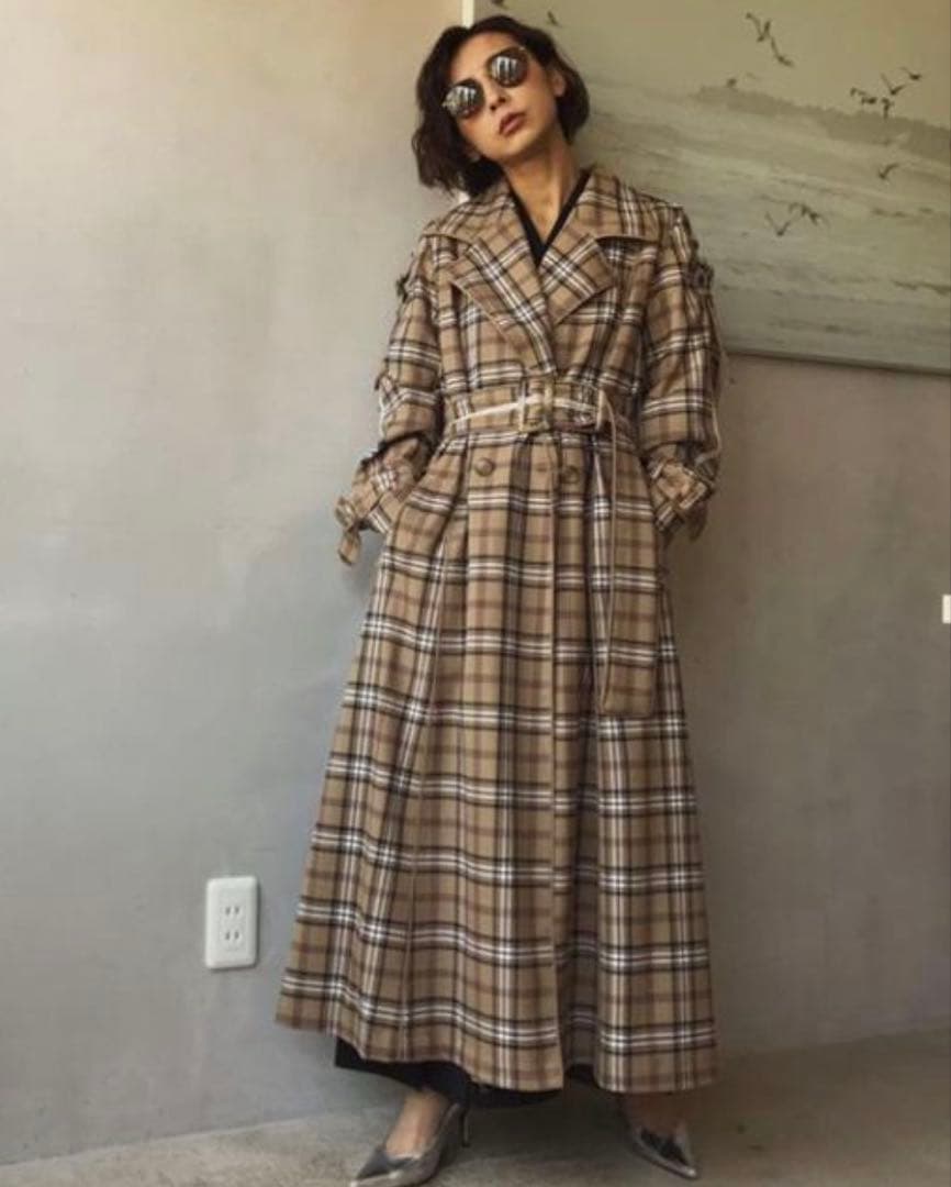 ジャケット・アウター AMERI PASS CODE CHECK COAT