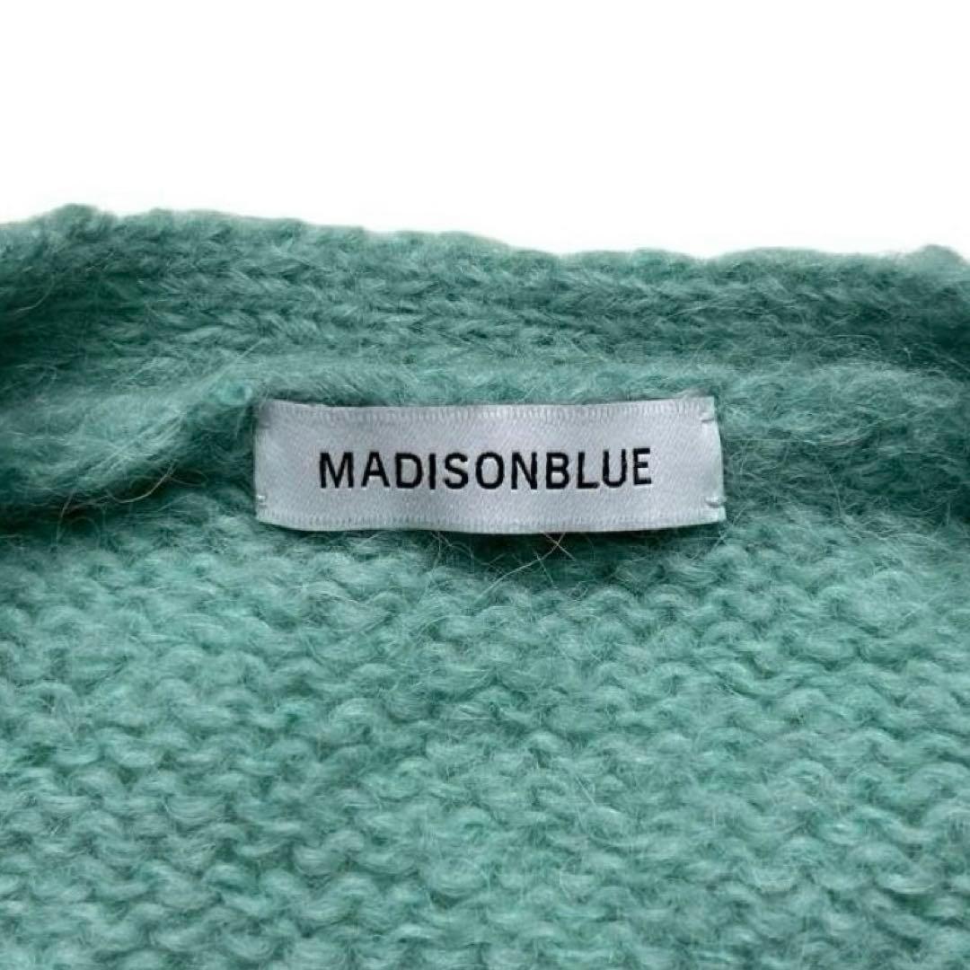 美品 MADISONBLUE パール カーディガン モヘア アルパカ ニット
