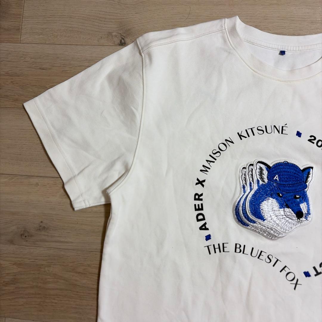 ADER error x MAISON KITSUNE ロゴTシャツ M 白