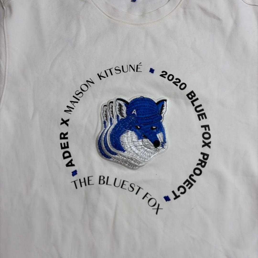 ADER error x MAISON KITSUNE ロゴTシャツ M 白