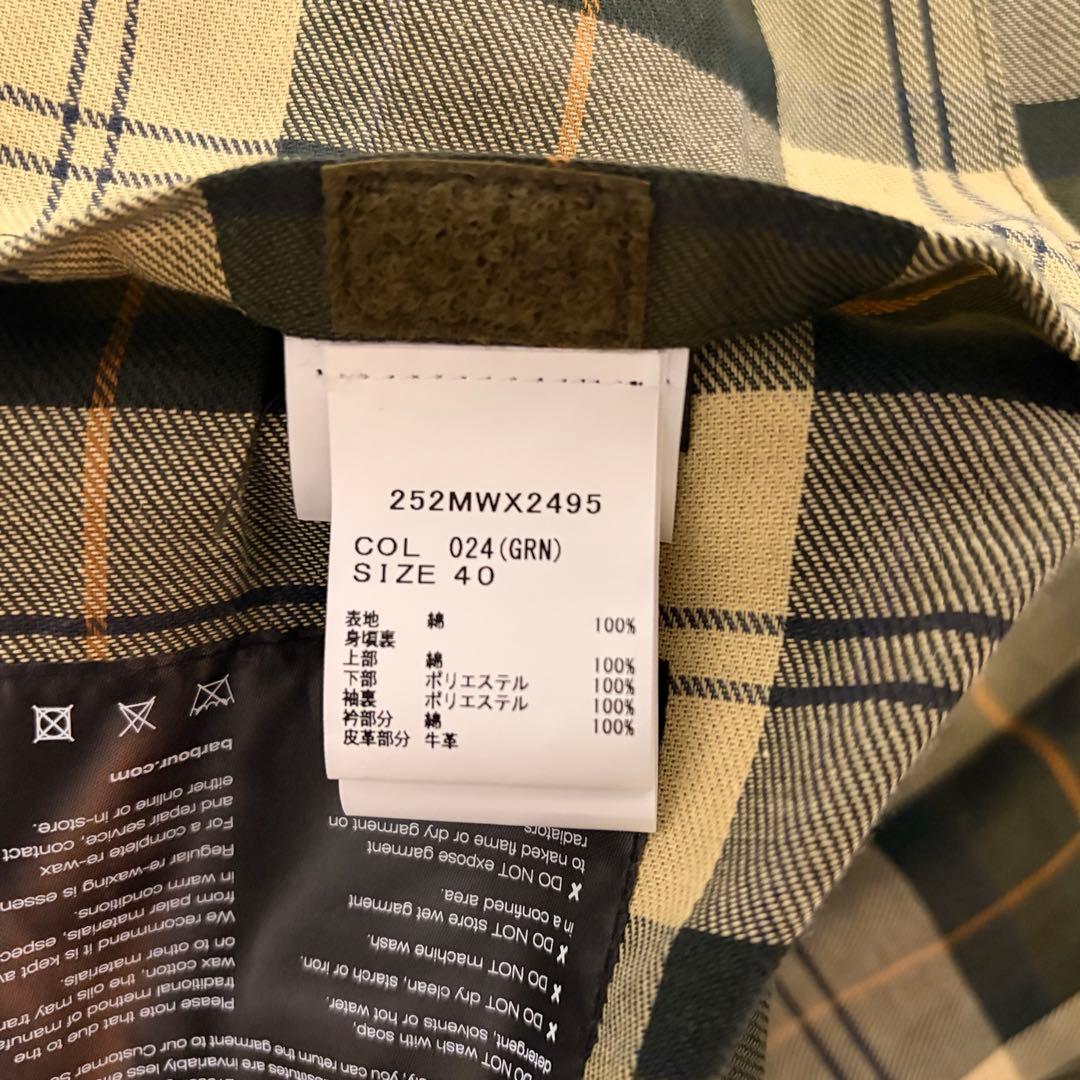 40 サイズ barbour spey バブアー スペイ l ワックス wax