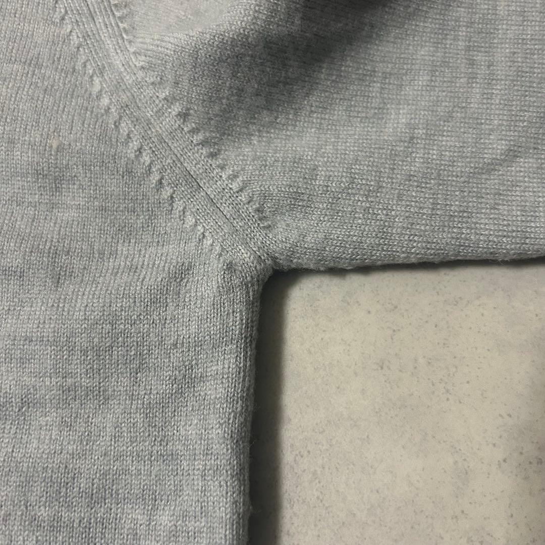 マカフィー 24AW プレーンウール クルーネックカーディガン ニット グレー
