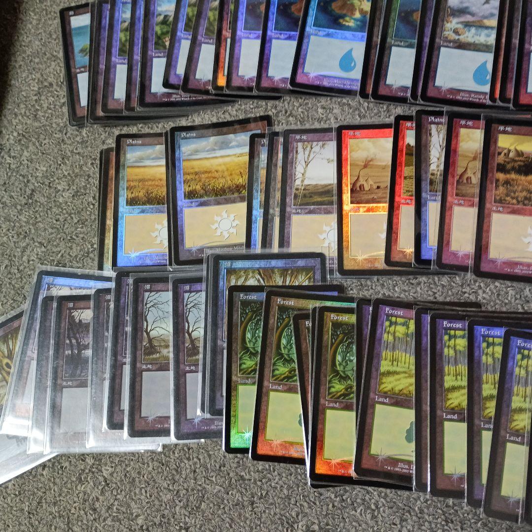 ＭＴＧ 特価　旧枠土地foil　87枚前後　オンスロート