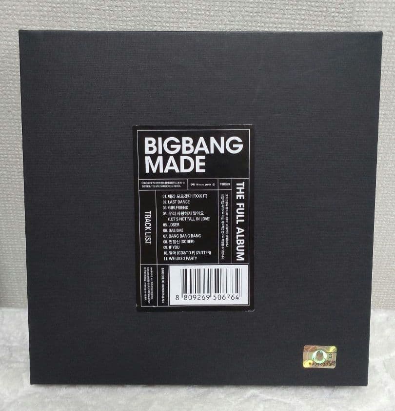 BIGBANG MADE/THE FULL ALBUM/初回限定韓国版T.O.P