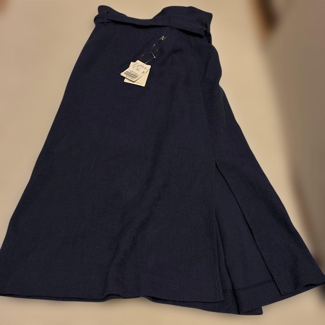 （649）NobleブッチャーオーバータッグロングタイトスカートL