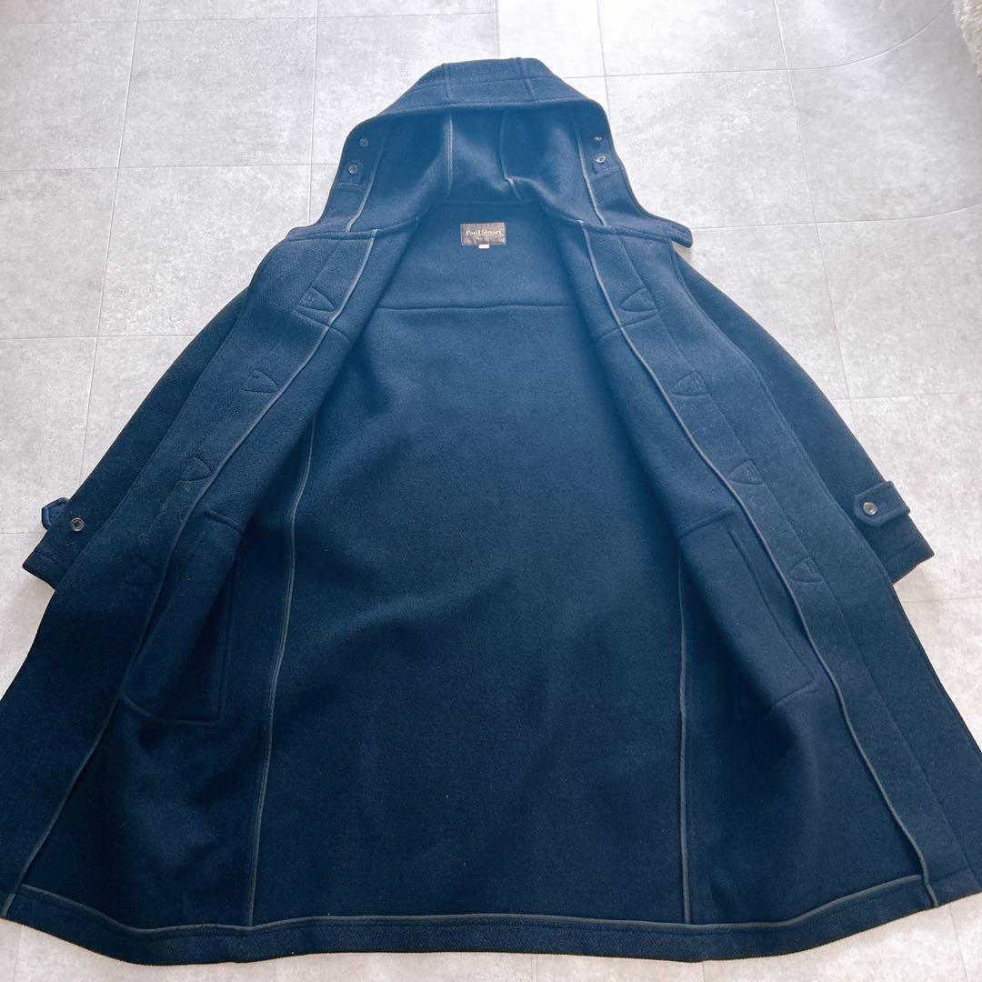 【美品✨】ポールスチュアート ダッフルコート ロング ヘリンボーン 濃紺 LA