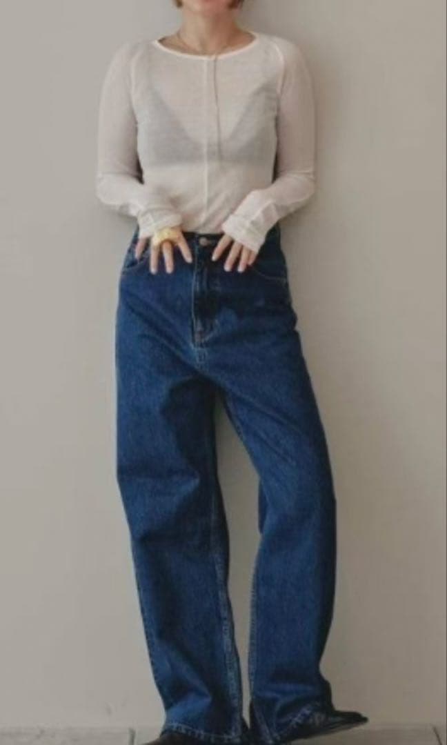 ◉新品半額❗️/スピード発送TODAYFUL Cary's Denim（ブルー)
