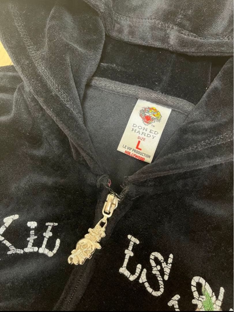 エドハーディー ed hardy セットアップ ベロア
