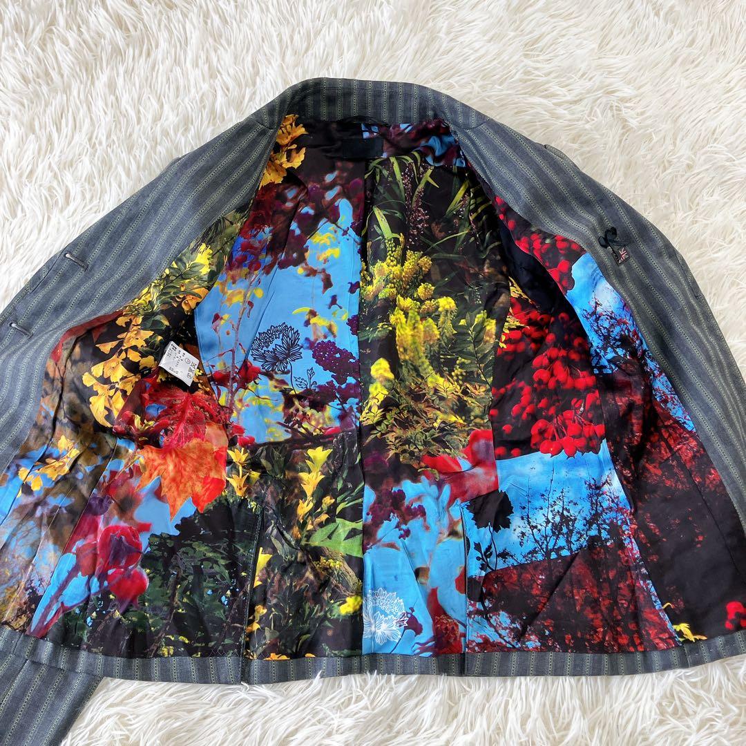 Paul Smith BLACK ポールスミス　テーラードジャケット　花柄　42