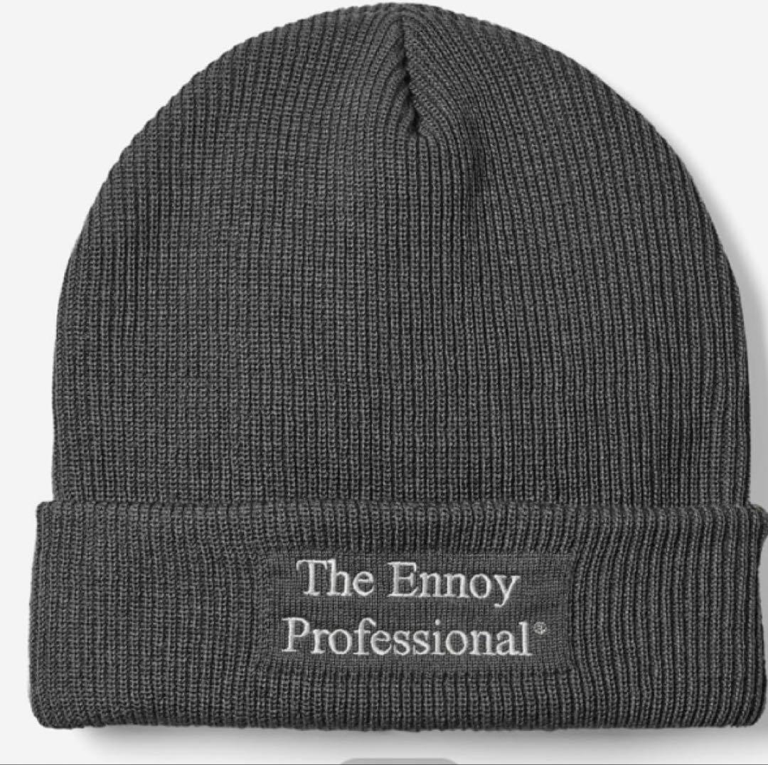 PROFESSIONAL KNIT CAP (GRAY) ENNOY エンノイ