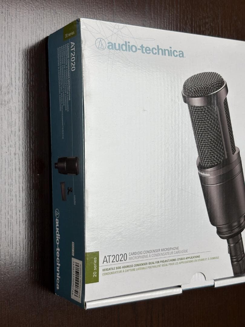 audio-technica AT2020 コンデンサーマイク ブラック