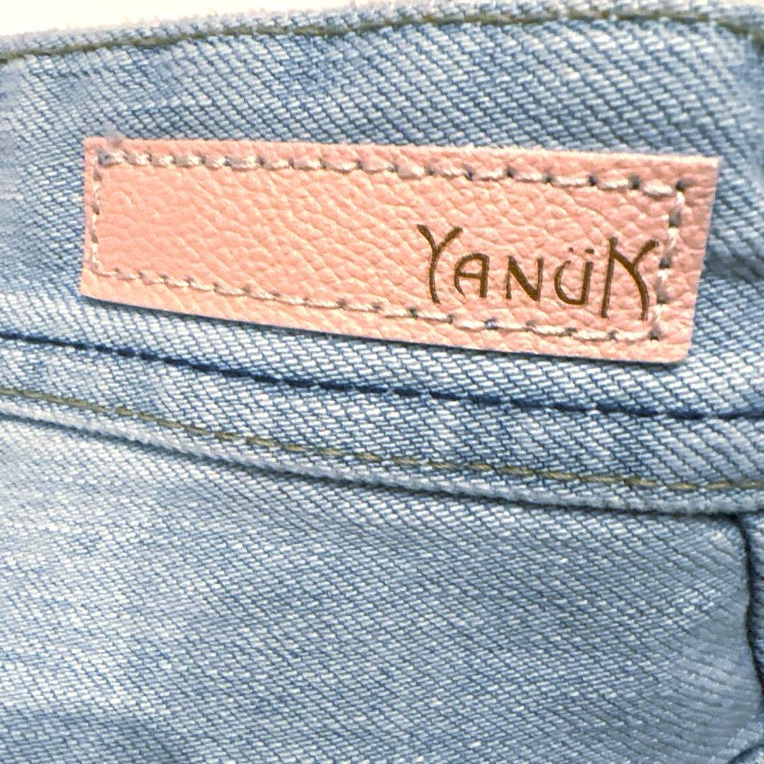 【美品】YANUK ヤヌーク LEA レア ワイドデニム ハイウエスト 25