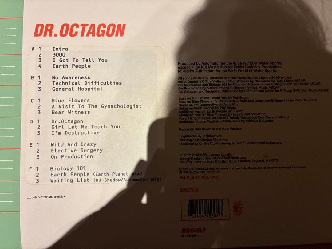 DR OCTAGON☆LP mowax