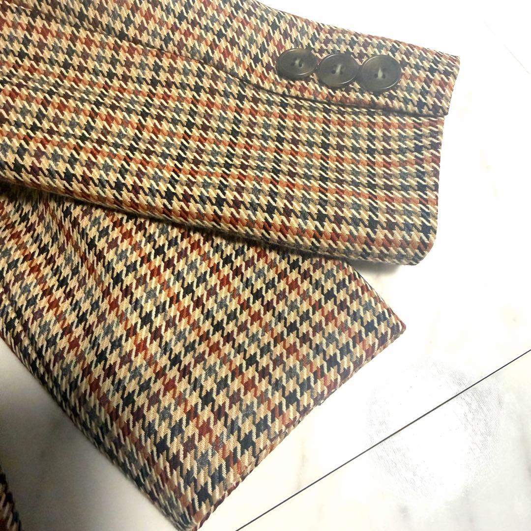 【未使用】完売品✨️アルアバイル リオペルカラーチェックダブルジャケット