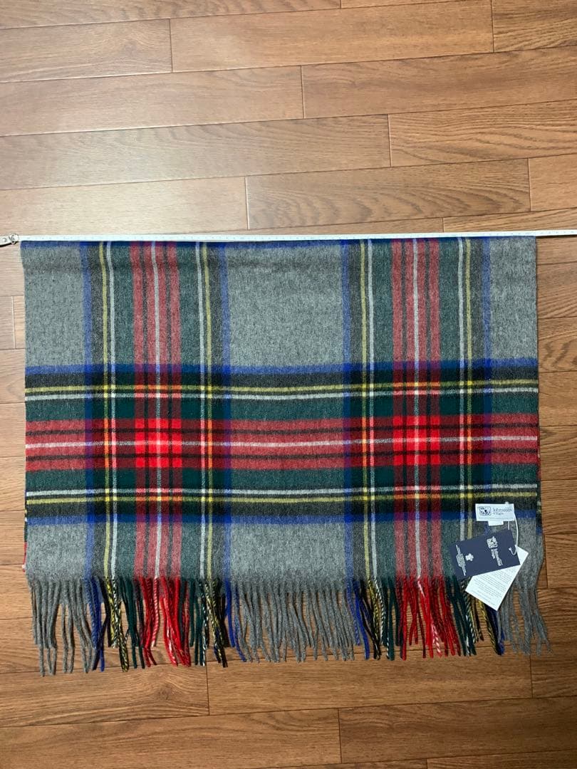 ワ*ス様 ジョンストンズ カシミア100%マフラー ストール　大判グレースチュワ