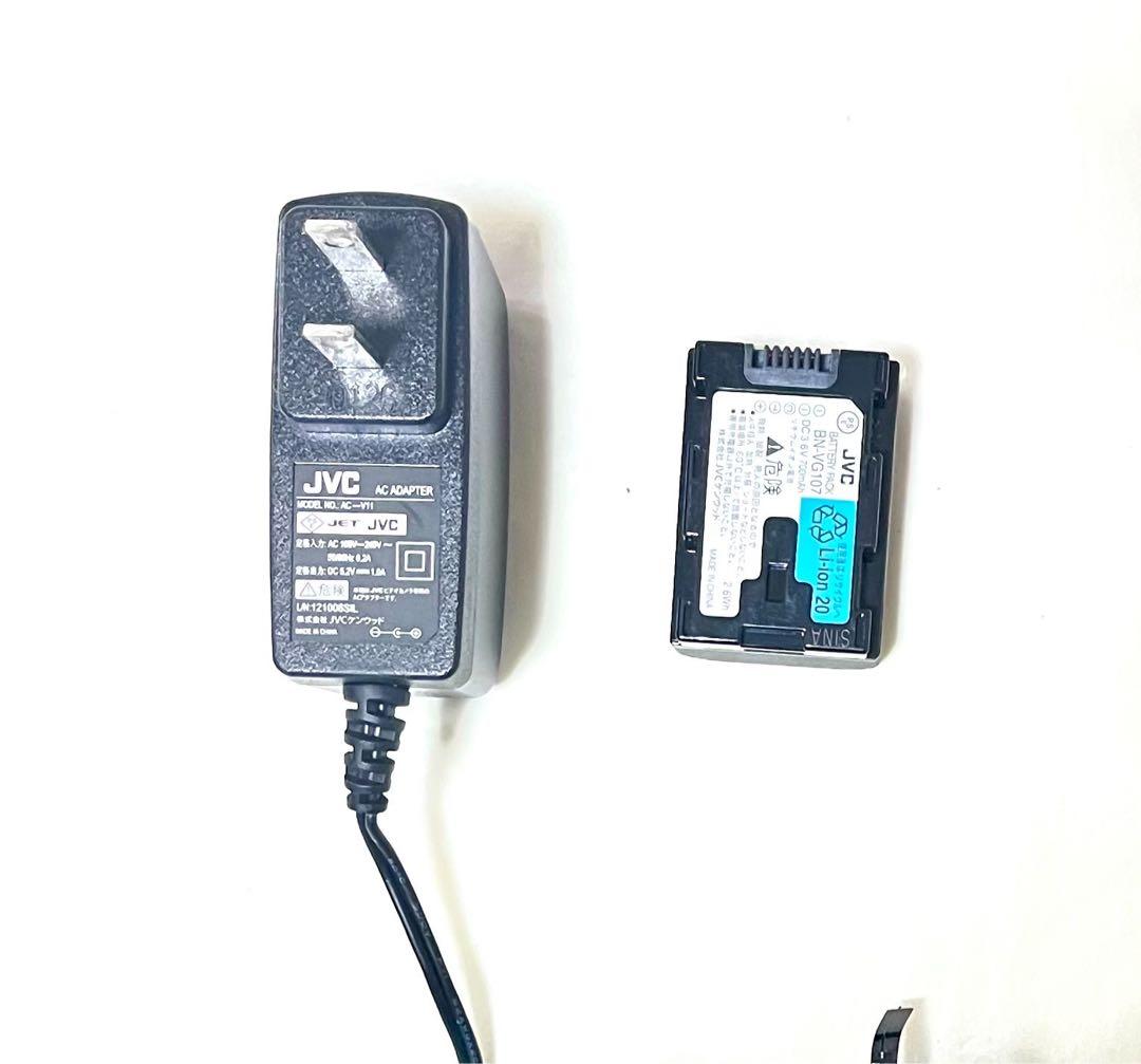 JVC Everio FULL HD ビデオカメラ パープル AVCHD